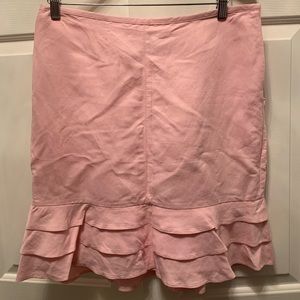 Ann Taylor Loft 12p pink skirt